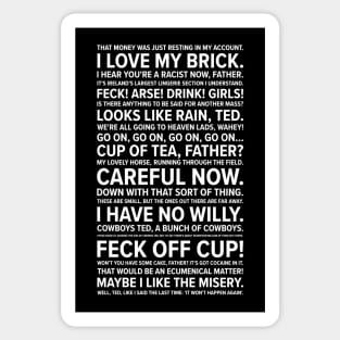 Father Ted Quotes Sticker